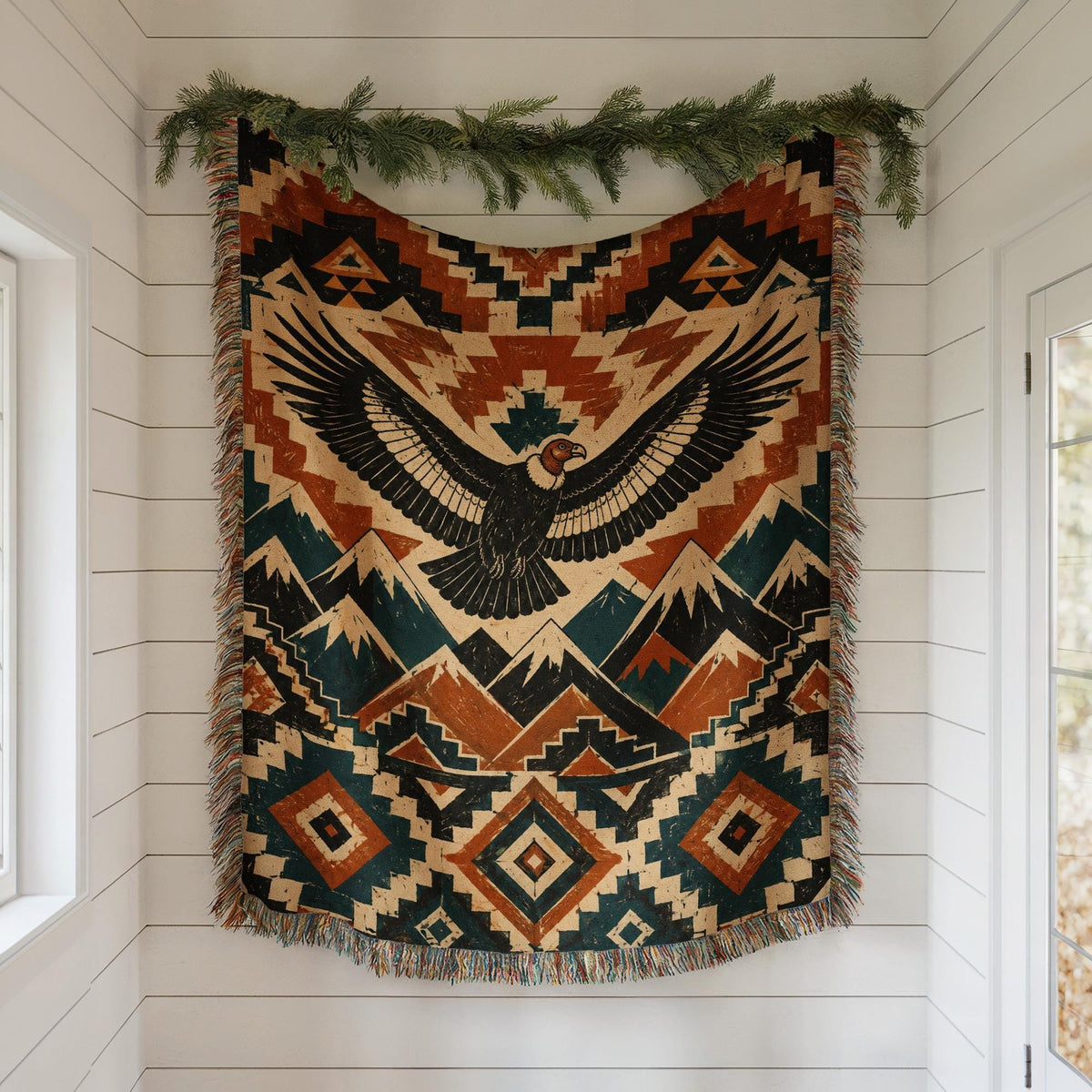Eagle Woven Blanket
