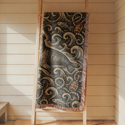 Seal Woven Blanket