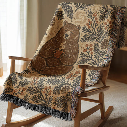 Bear Woven Blanket