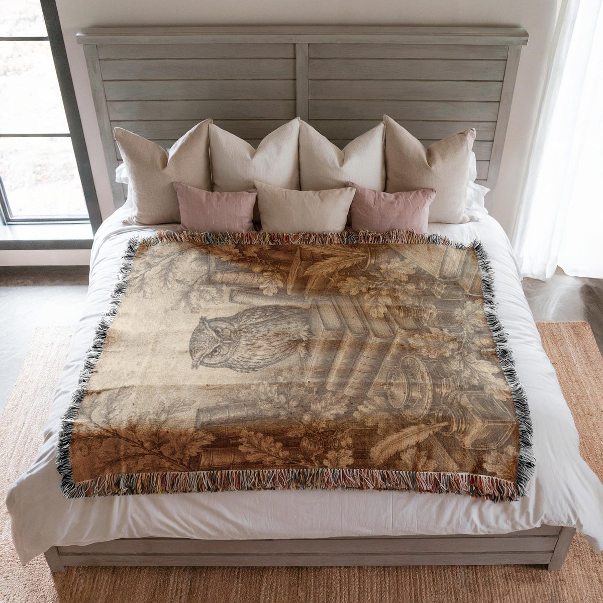 Owl Woven Blanket