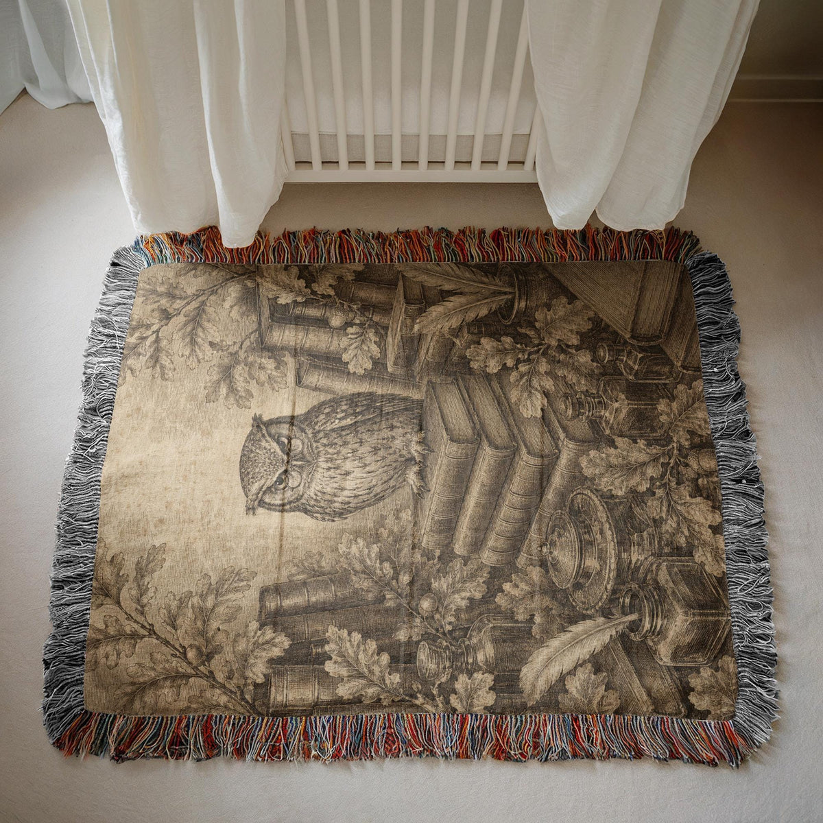 Owl Woven Blanket