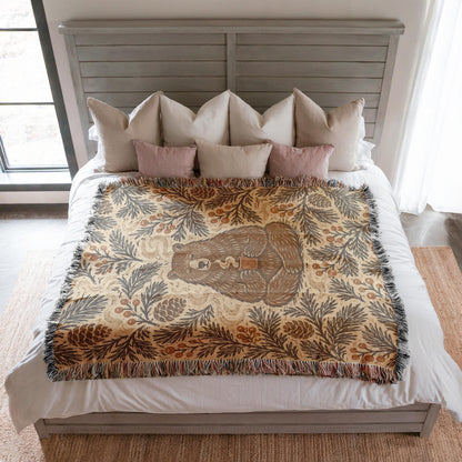 Bear Woven Blanket