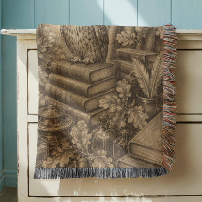 Owl Woven Blanket