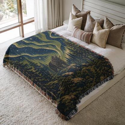 Bear Woven Blanket