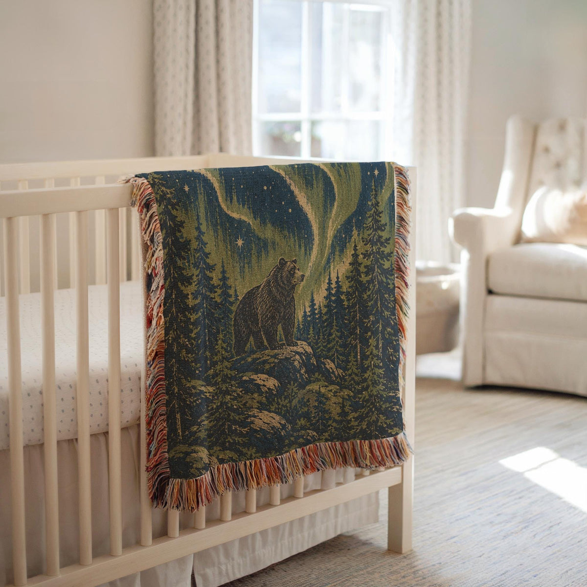 Bear Woven Blanket