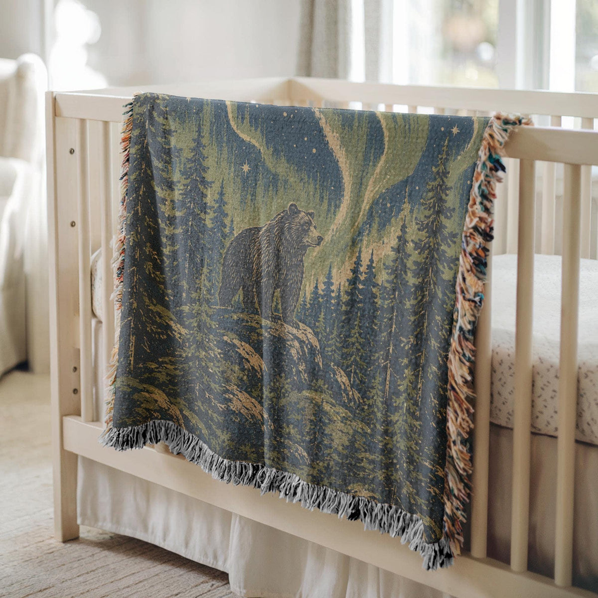Bear Woven Blanket