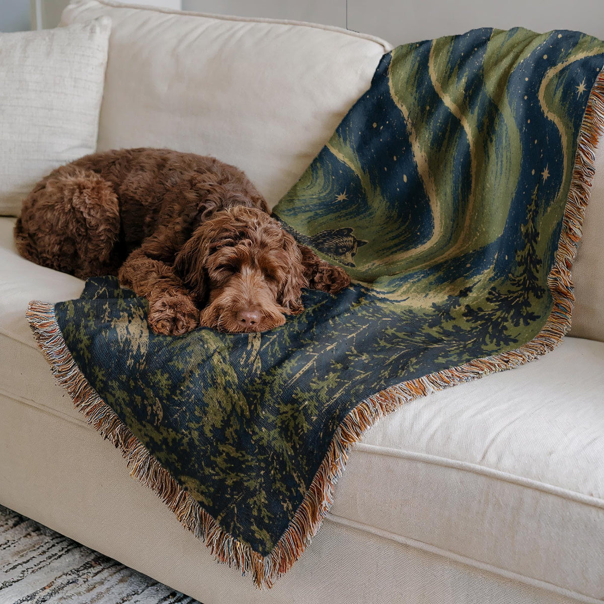 Bear Woven Blanket