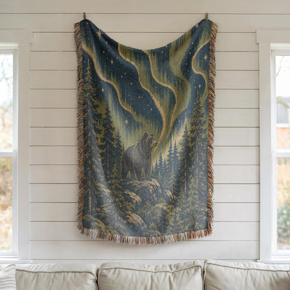 Bear Woven Blanket