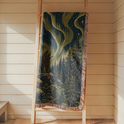 Bear Woven Blanket