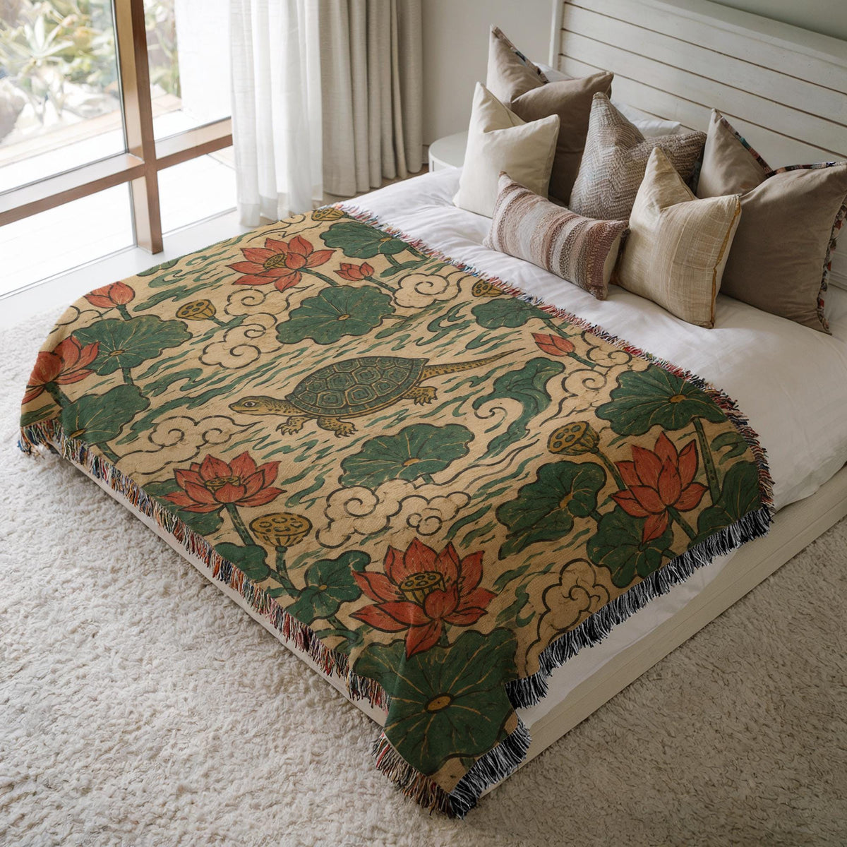 Turtle Woven Blanket
