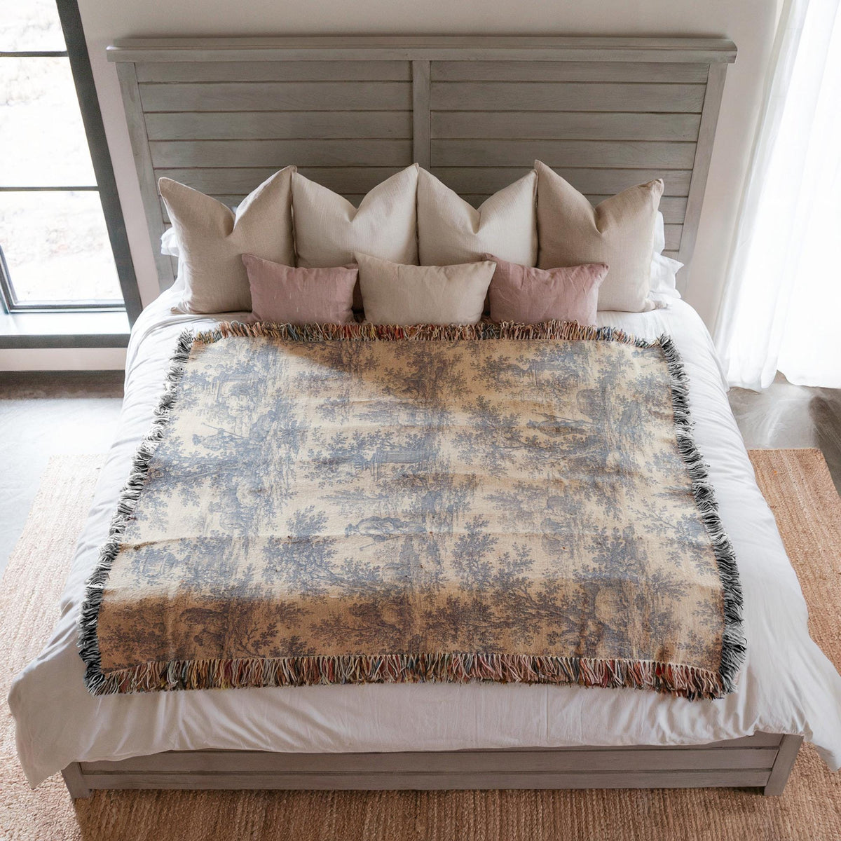 Toile Woven Blanket
