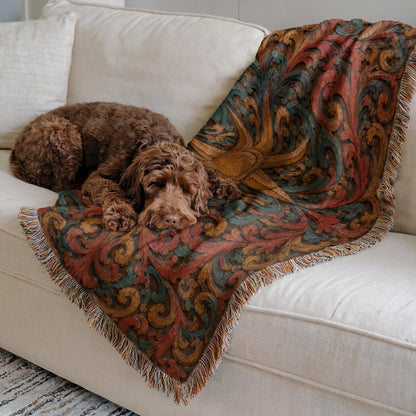 Sun Compass Woven Blanket