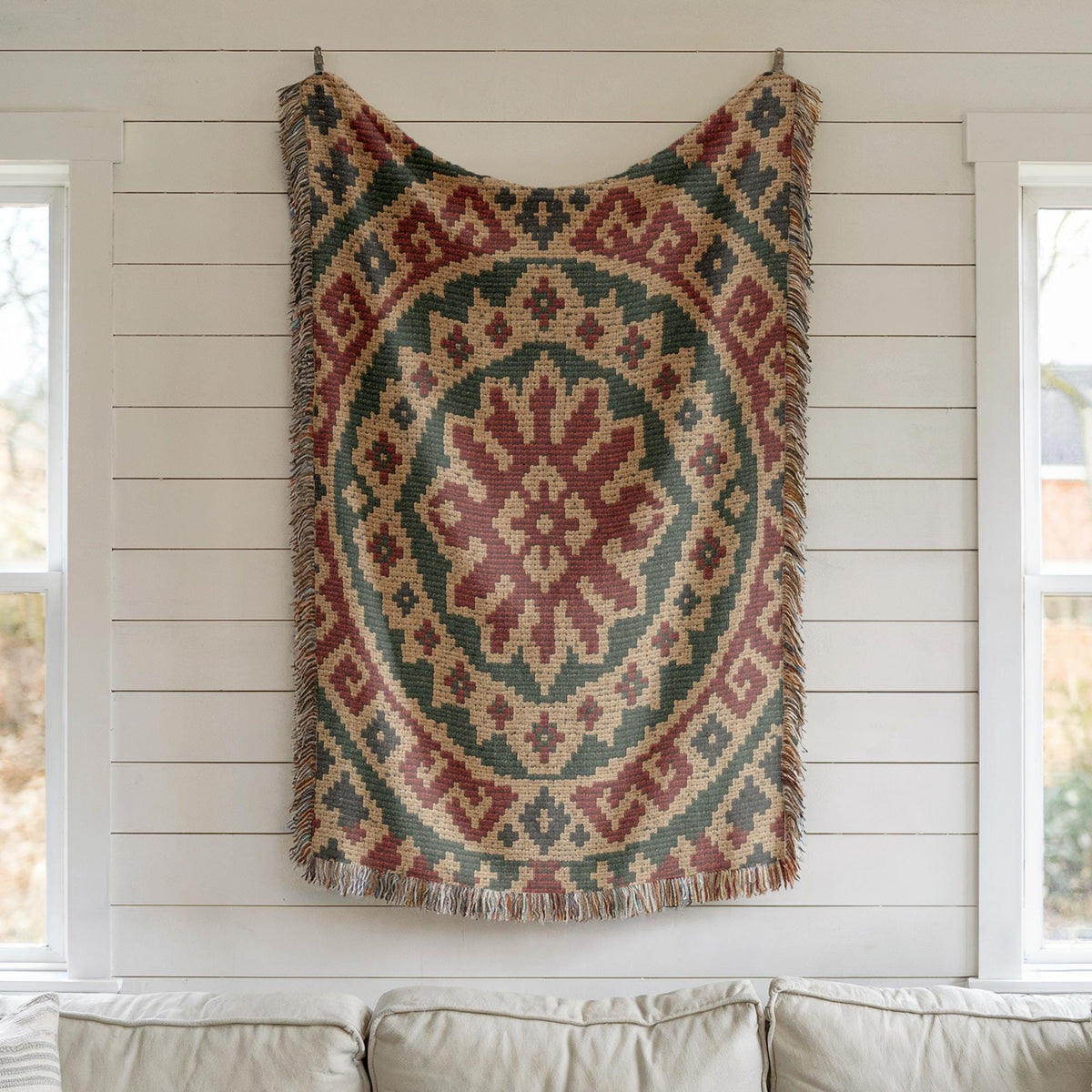 Kilim Woven Blanket