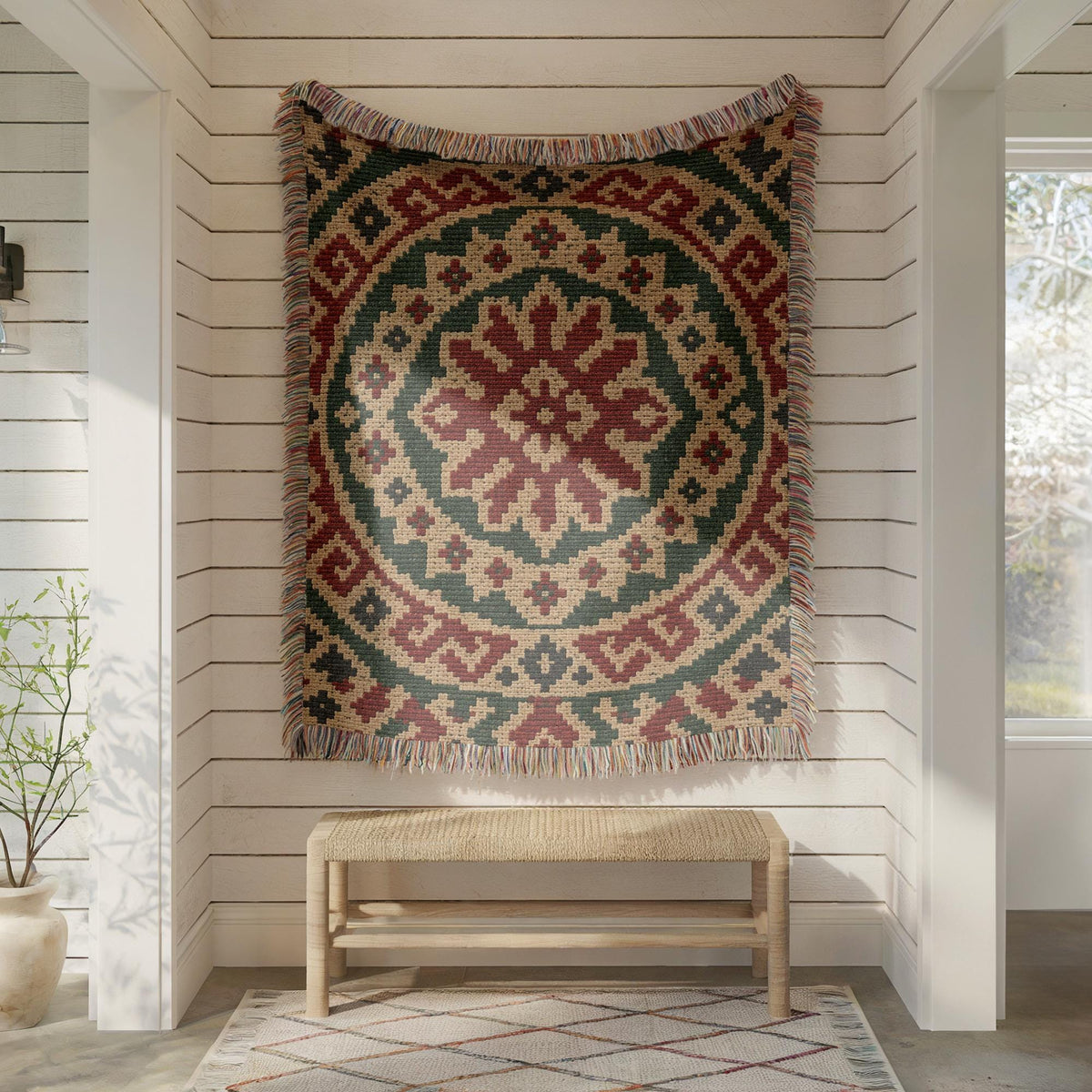 Kilim Woven Blanket