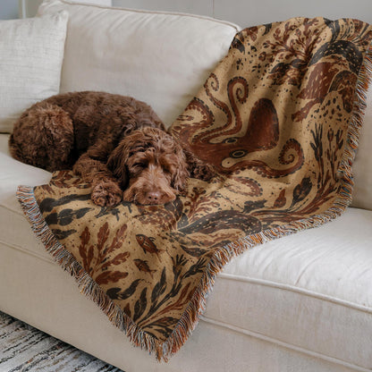 Octopus Woven Blanket