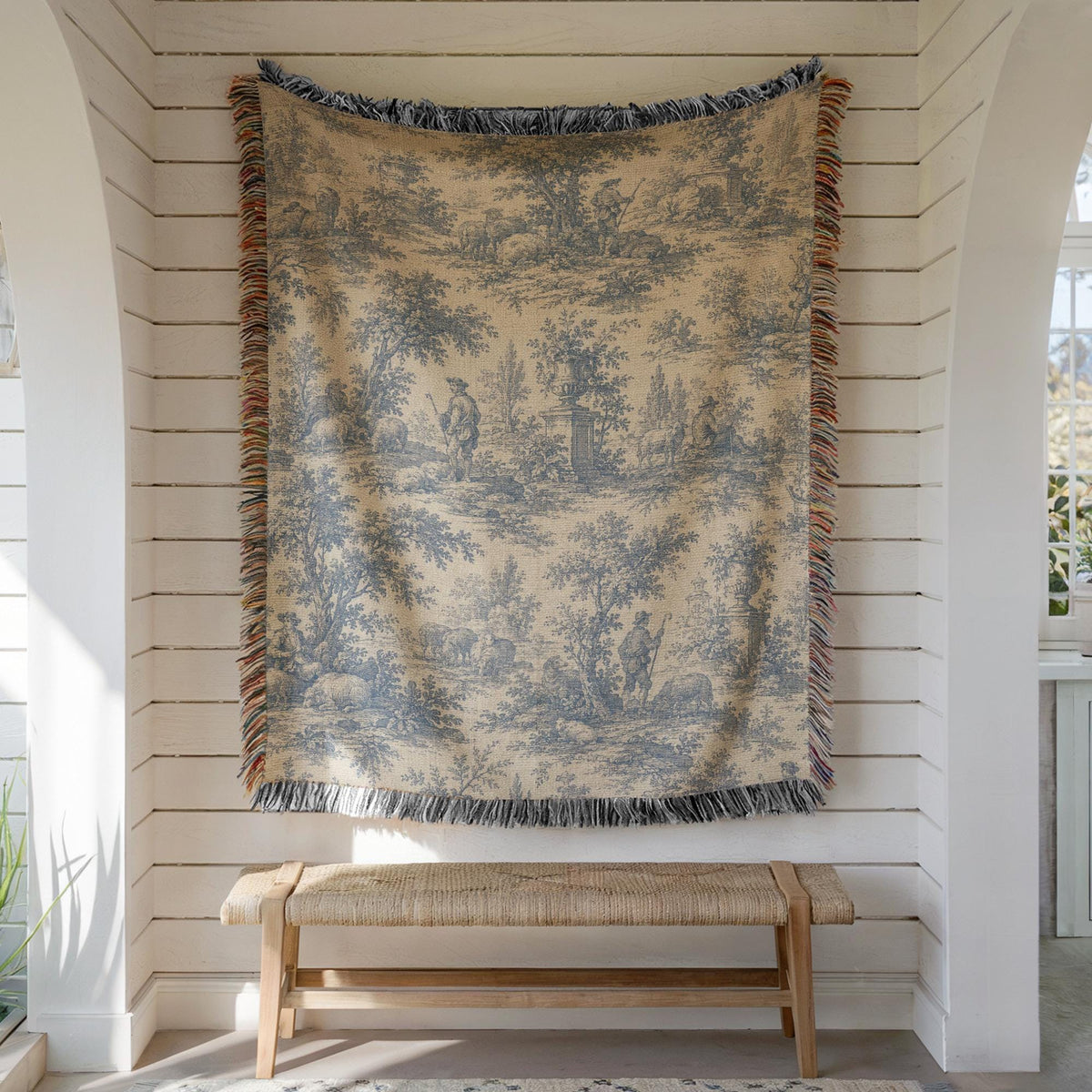 Toile Woven Blanket