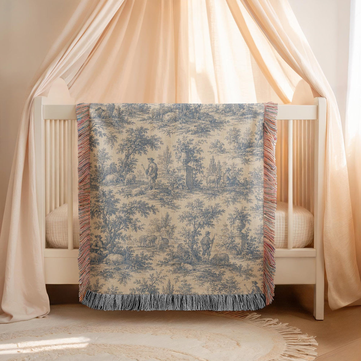 Toile Woven Blanket