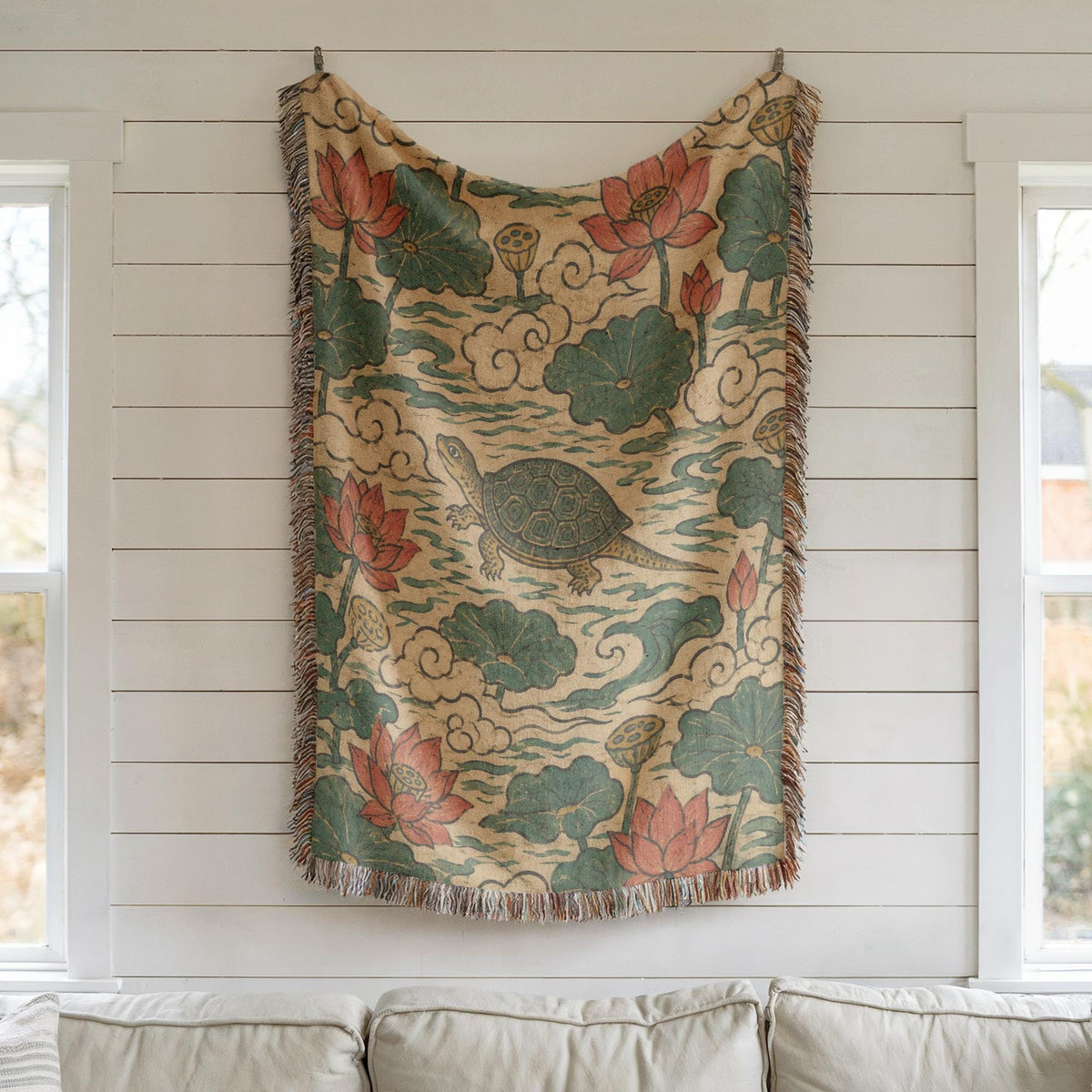 Turtle Woven Blanket