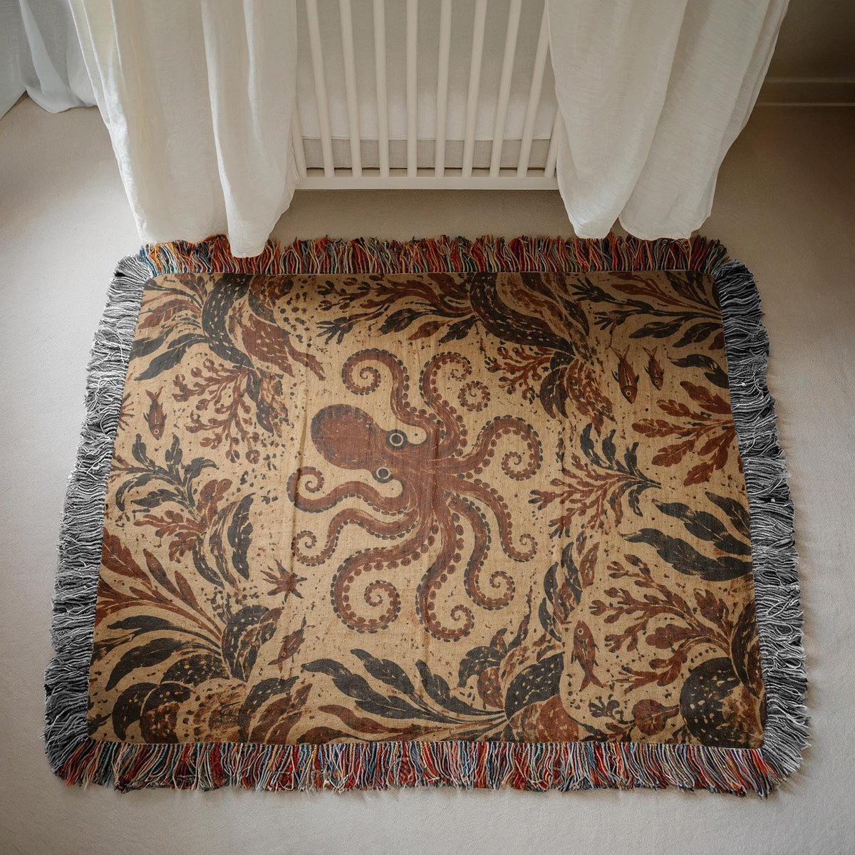Octopus Woven Blanket
