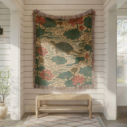 Turtle Woven Blanket