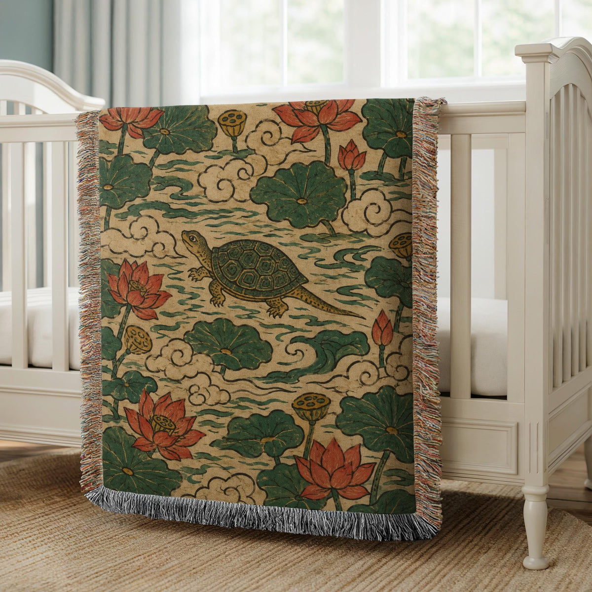 Turtle Woven Blanket