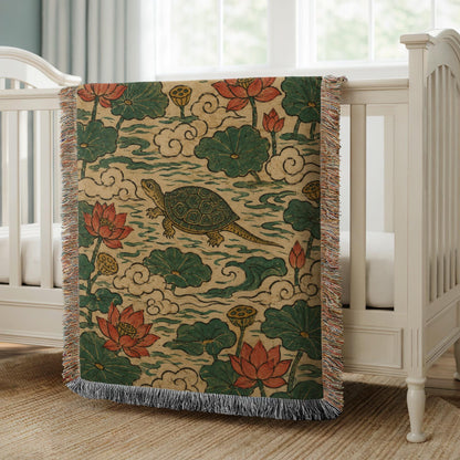 Turtle Woven Blanket