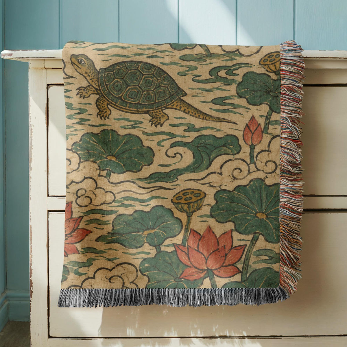 Turtle Woven Blanket