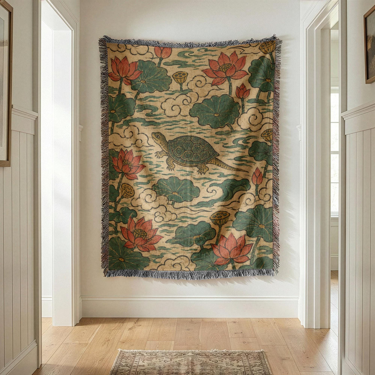 Turtle Woven Blanket