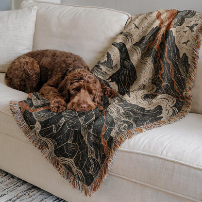 Raven Woven Blanket
