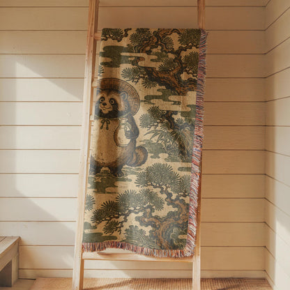 Panda Woven Blanket