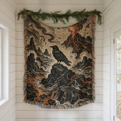 Raven Woven Blanket