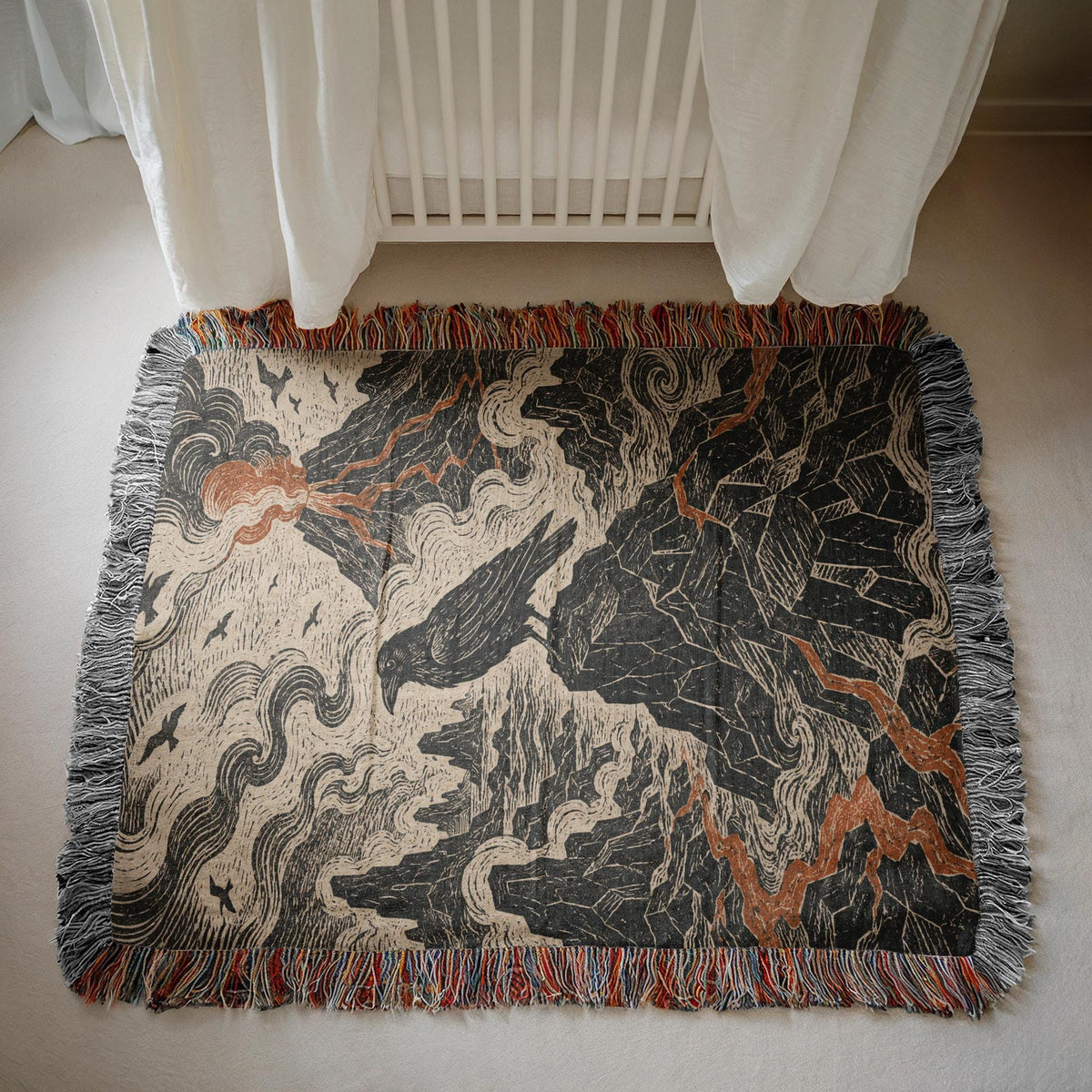 Raven Woven Blanket