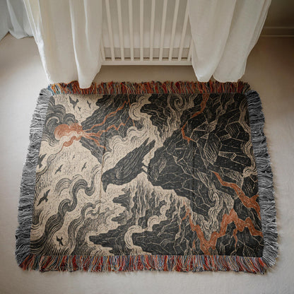 Raven Woven Blanket