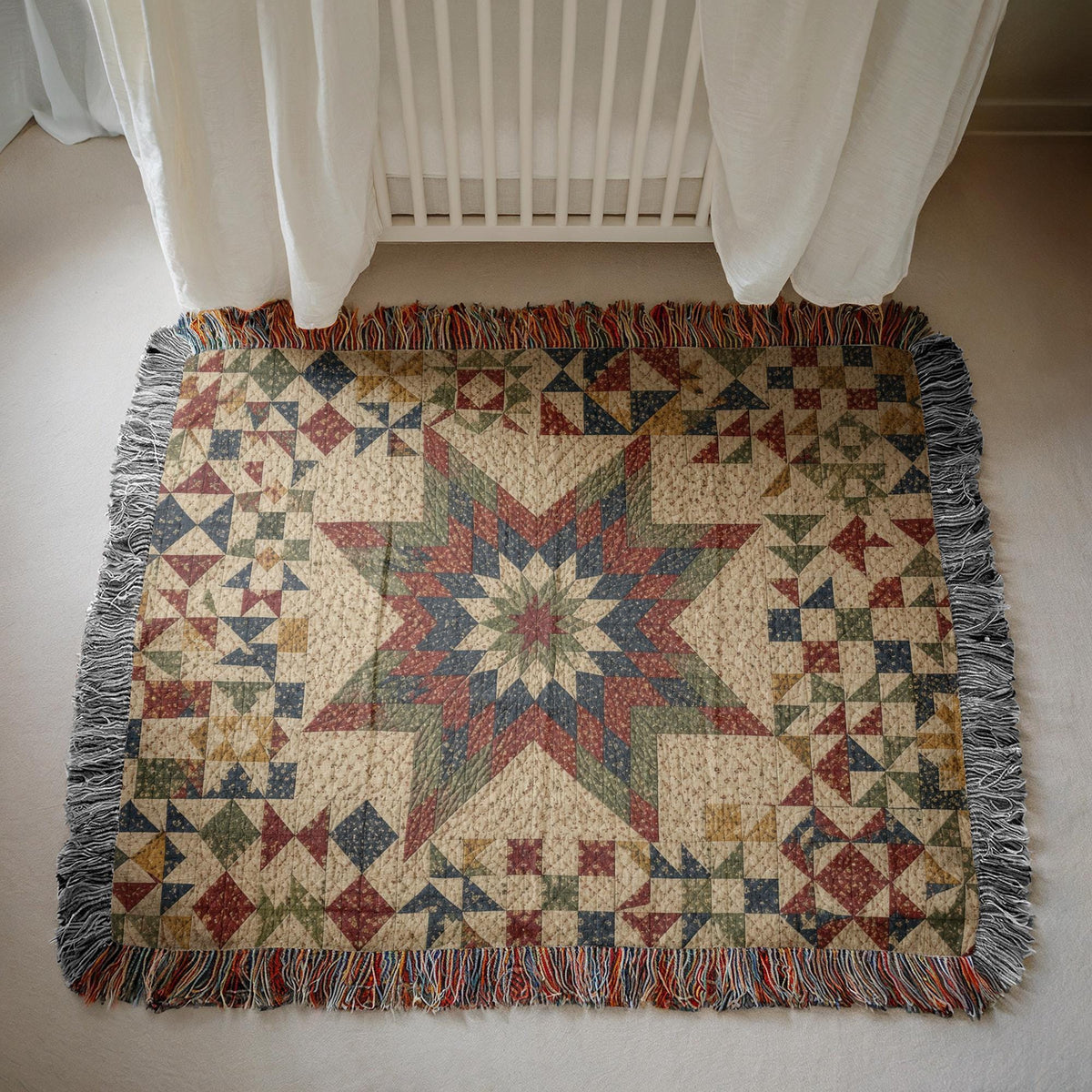 Star Quilt Woven Blanket