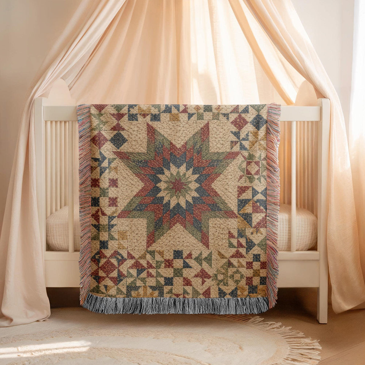Star Quilt Woven Blanket