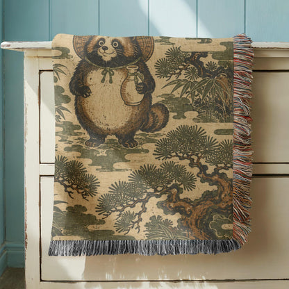 Panda Woven Blanket