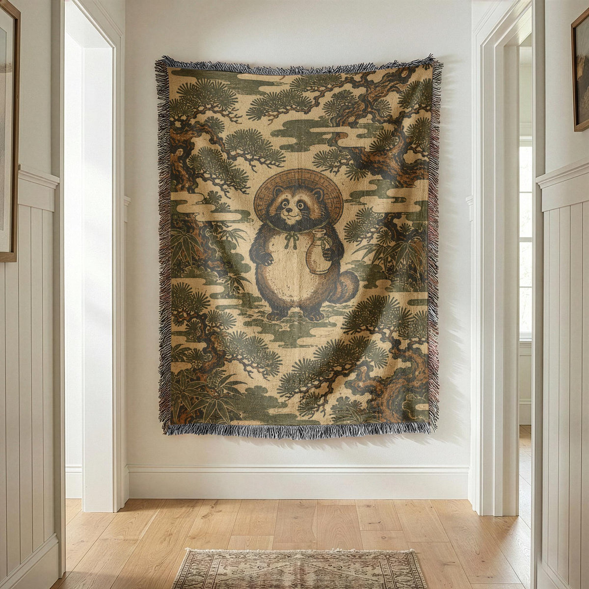 Panda Woven Blanket