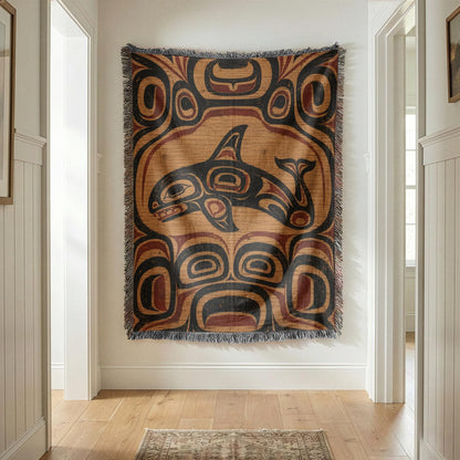 Hummingbird Woven Blanket