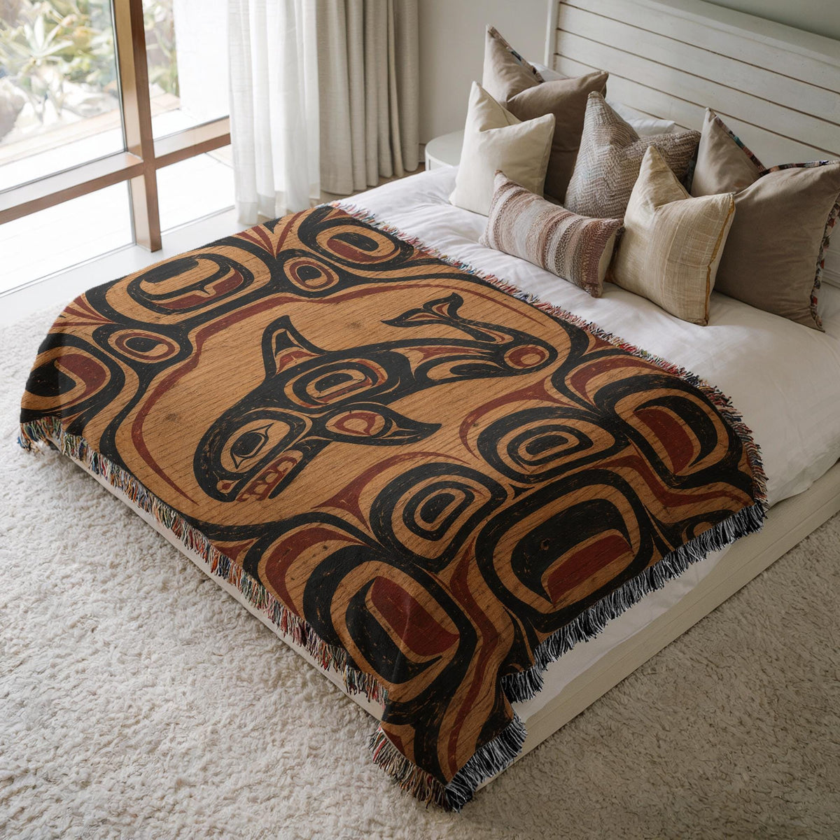Hummingbird Woven Blanket