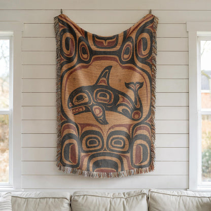 Hummingbird Woven Blanket