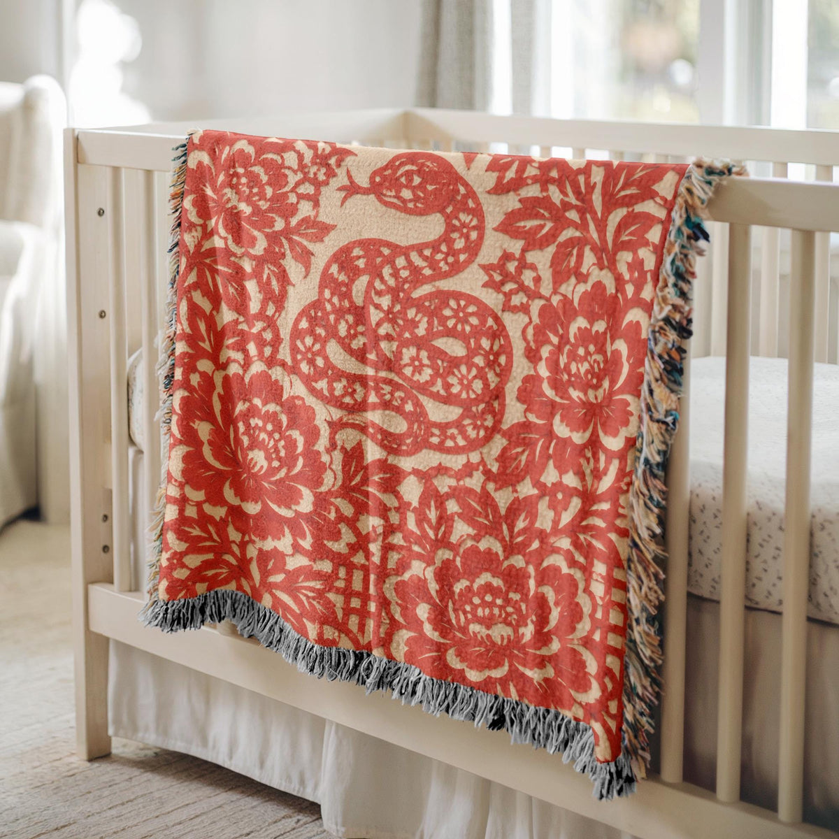 Snake Woven Blanket