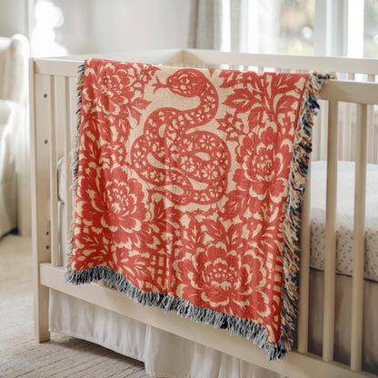 Snake Woven Blanket