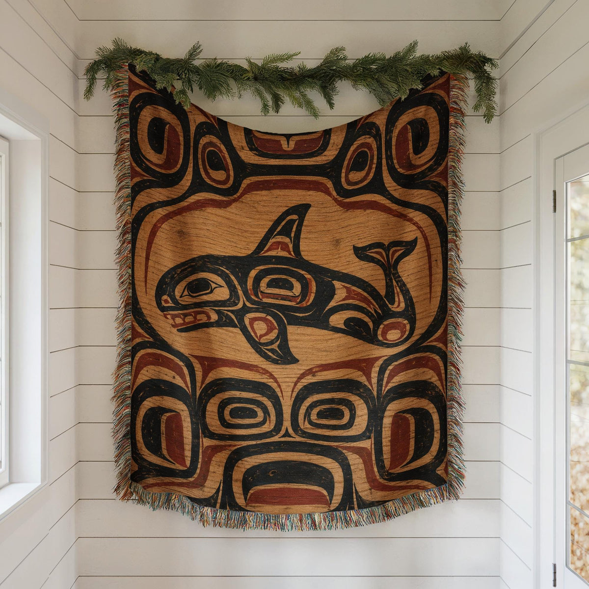 Hummingbird Woven Blanket