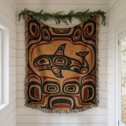 Hummingbird Woven Blanket