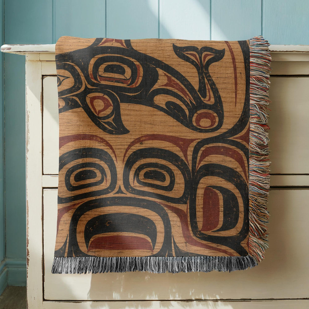 Hummingbird Woven Blanket