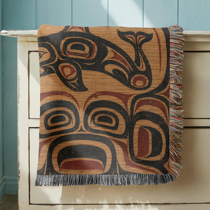 Hummingbird Woven Blanket