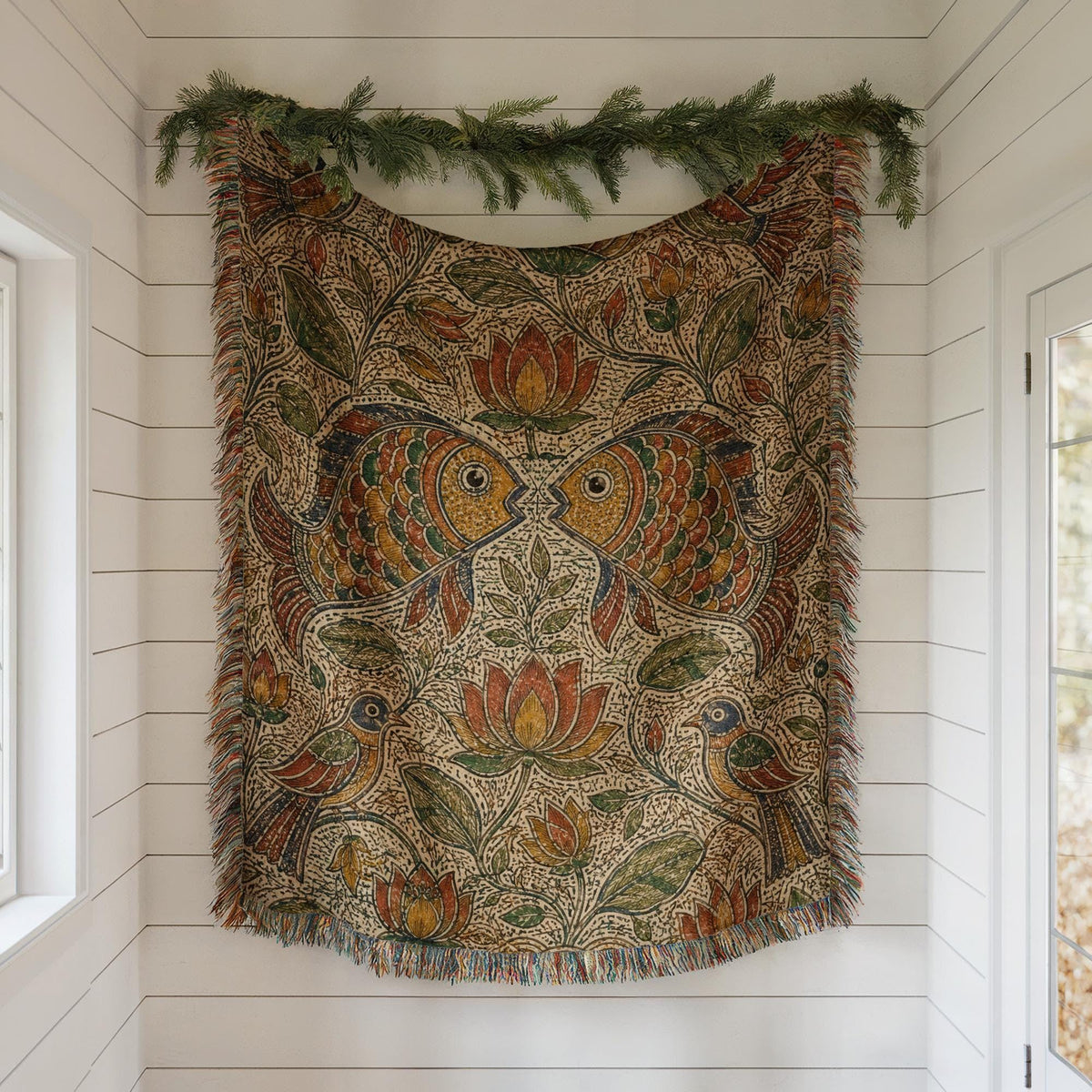 Butterfly Woven Blanket