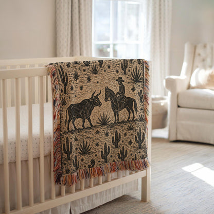 Cowboy Woven Blanket