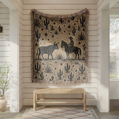 Cowboy Woven Blanket