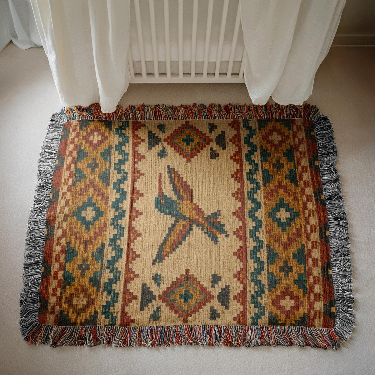 Hummingbird Woven Blanket